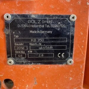 Carotteuse assainissement thermique GÖLZ KB350