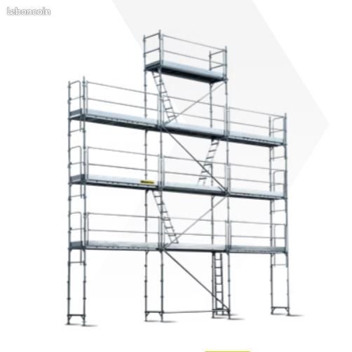 Échafaudage sur remorque