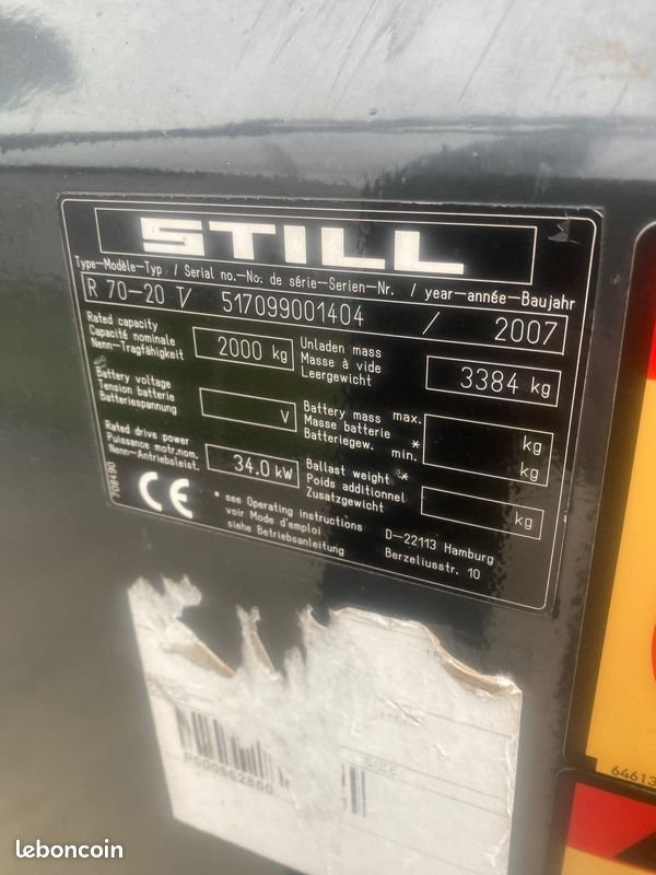 Chariot élévateur STILL R70-20